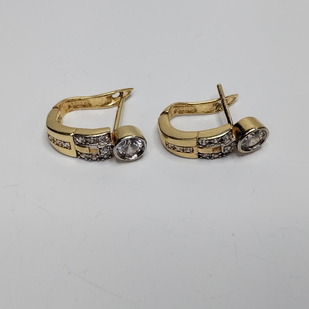 ARETES PAR ORO 14 K 4.8 GRMS (SEMINUEVO)