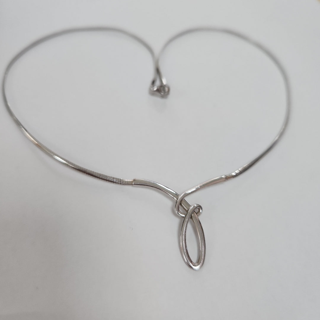 GARGANTILLA ORO BLANCO 14 K 7.9 GRMS (SEMINUEVO)
