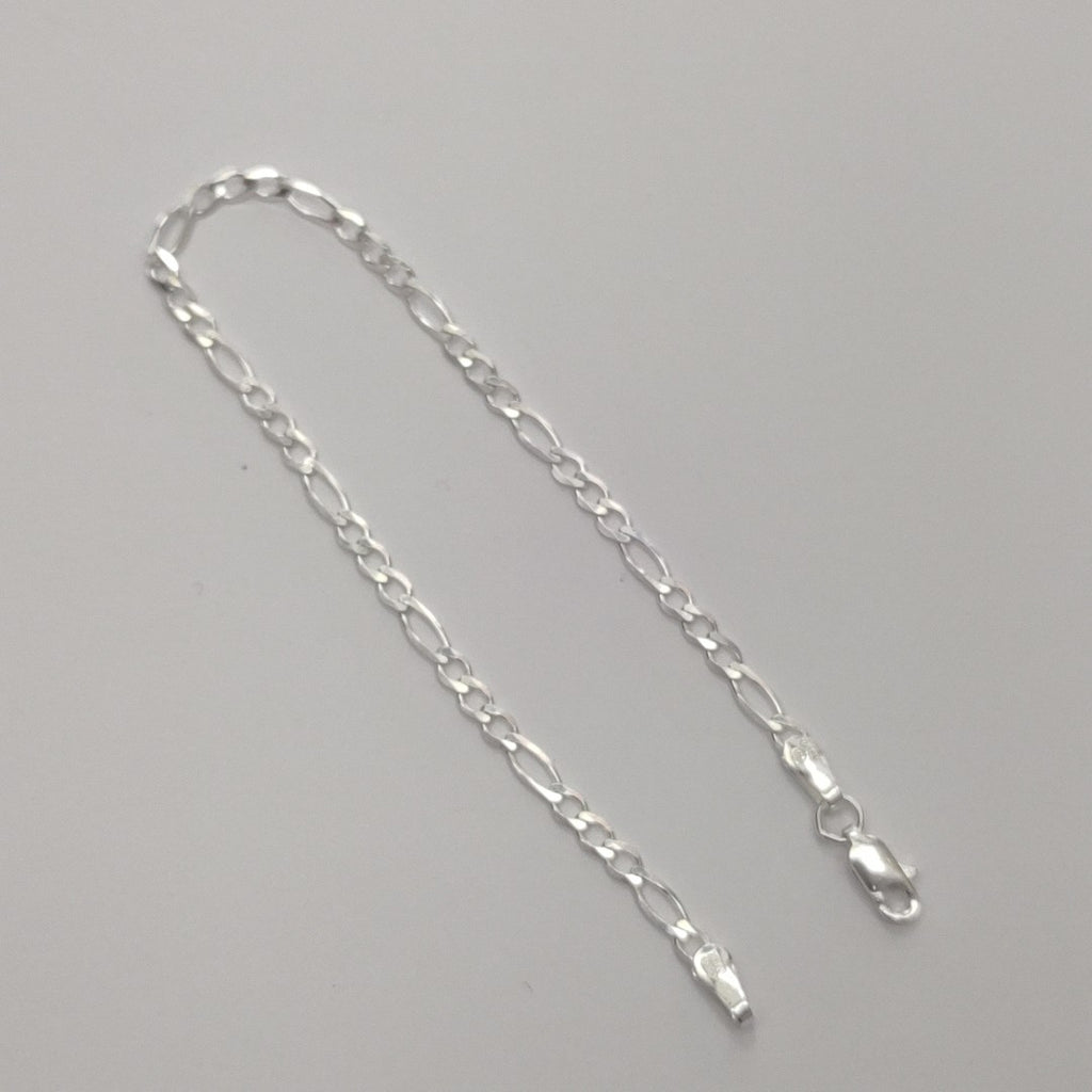 PULSERA TEJIDO 3X1 PLATA .925 21 CM 3.2 GR (NUEVO)