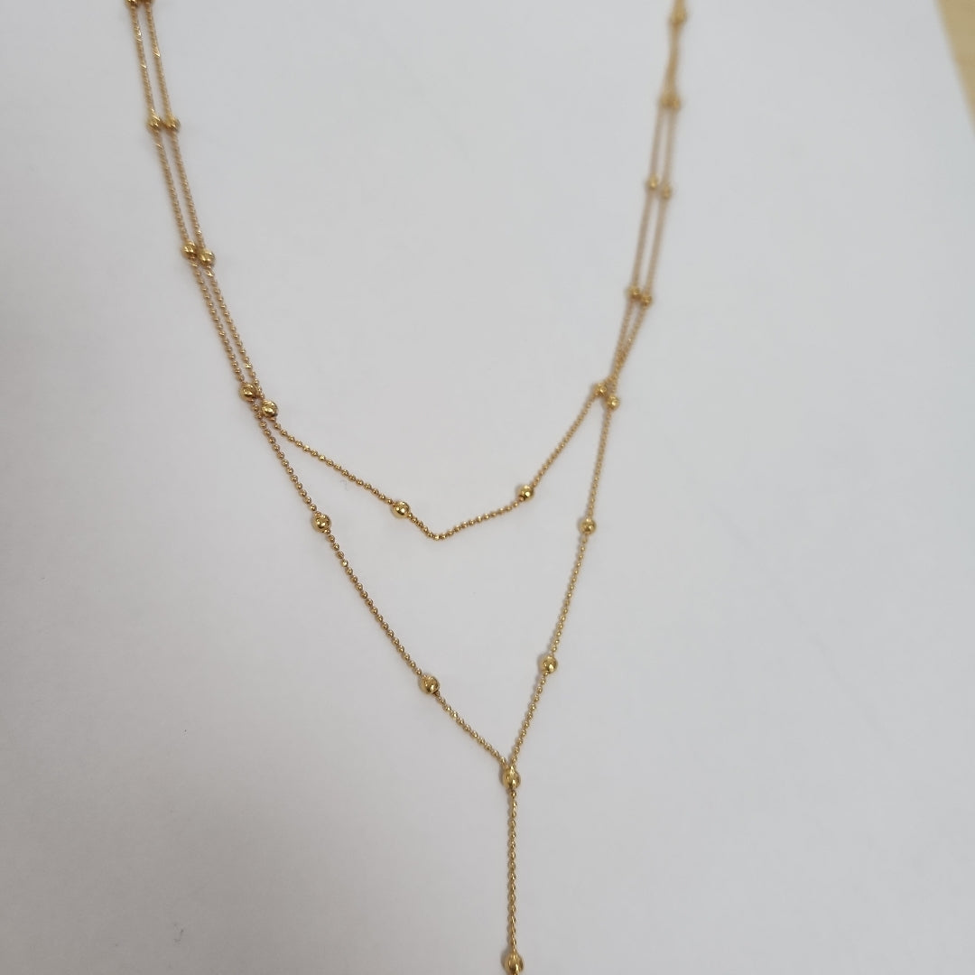GARGANTILLA ORO 14 K 3.4 GRMS (SEMINUEVO)