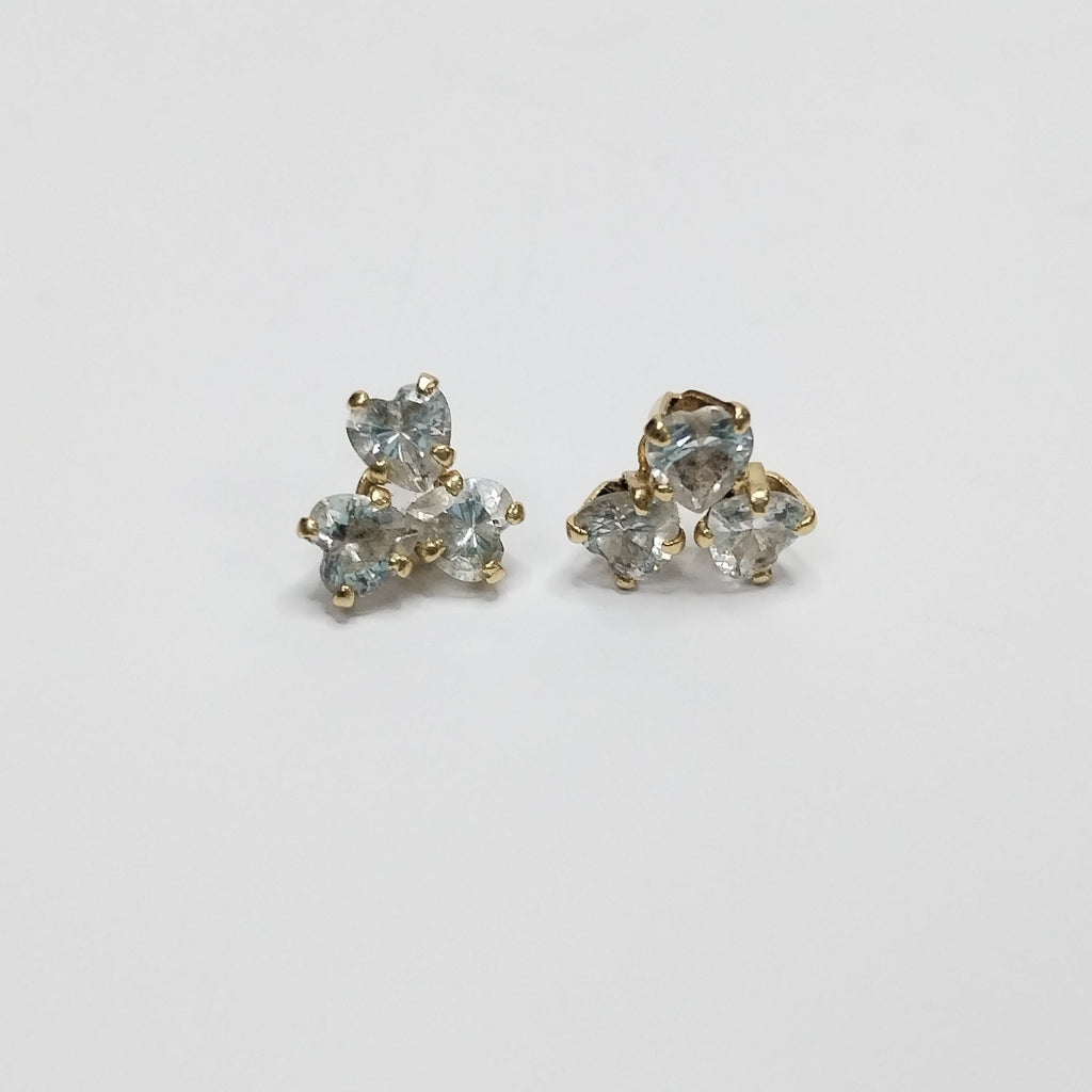ARETES PAR ORO 14 K 1.1 GRMS (SEMINUEVO)