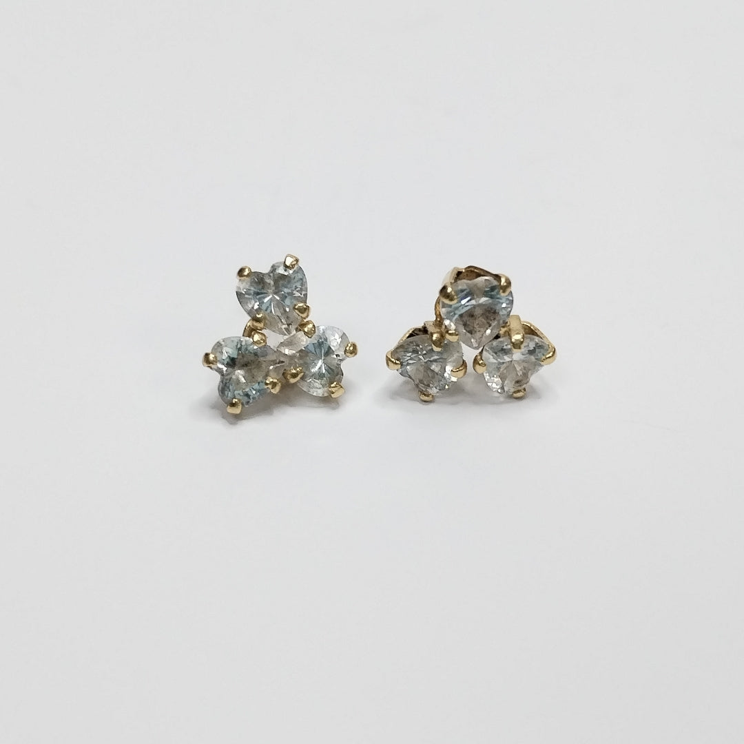 ARETES PAR ORO 14 K 1.1 GRMS (SEMINUEVO)