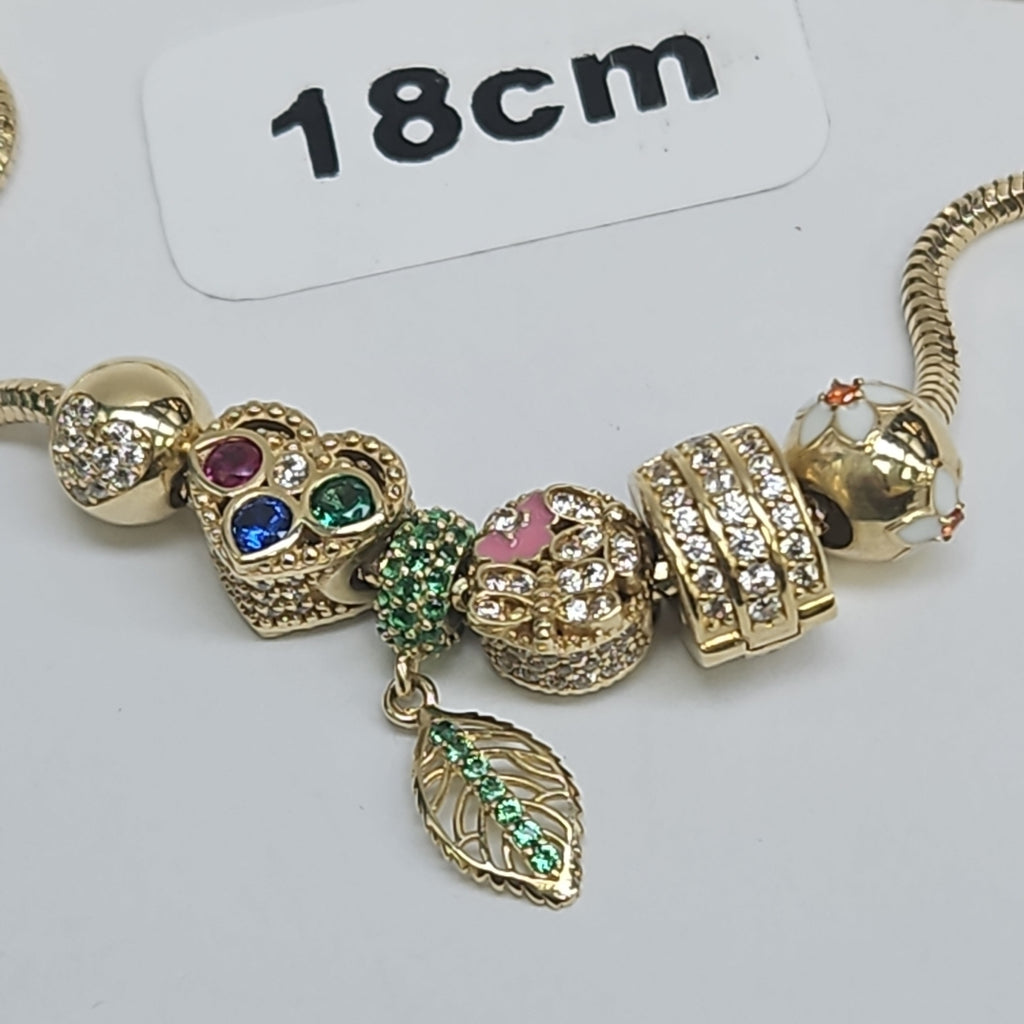 PULSERA CHARM ORO 14K 11.2 (NUEVO)