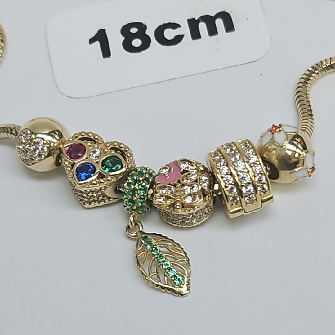 PULSERA CHARM ORO 14K 11.2 (NUEVO)