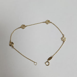 PULSERAS DAMA ORO 14K 1.2 (NUEVO)