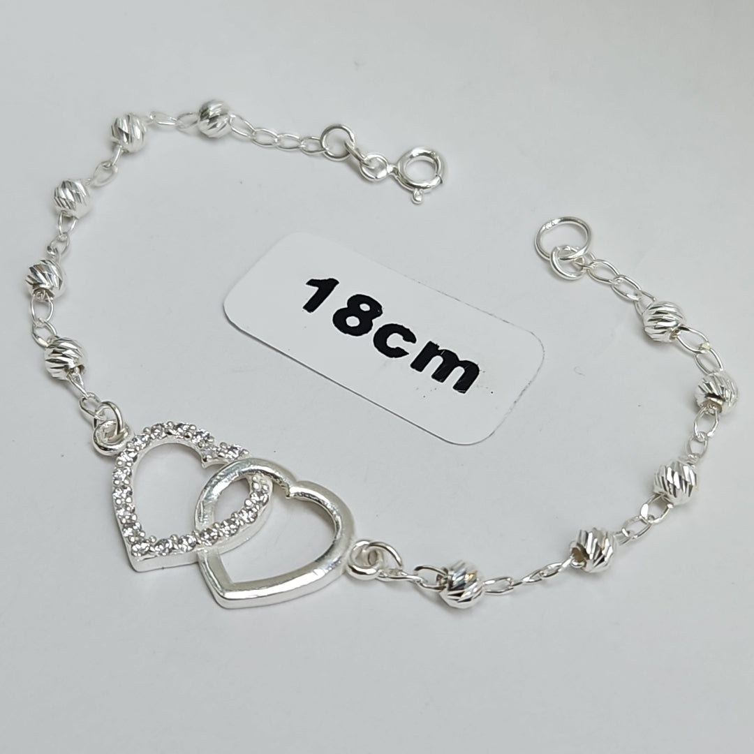 PULSERA TEJIDO TEJIDO ESPECIAL PLATA .925 18 CM 4 GR (NUEVO)