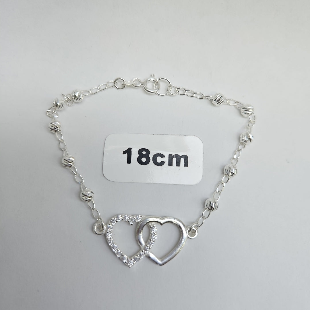 PULSERA TEJIDO TEJIDO ESPECIAL PLATA .925 18 CM 4 GR (NUEVO)