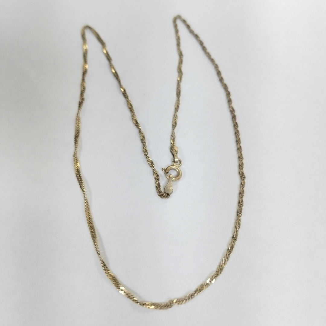 CADENA ORO 14 K 2,20 GRMS (SEMINUEVO)