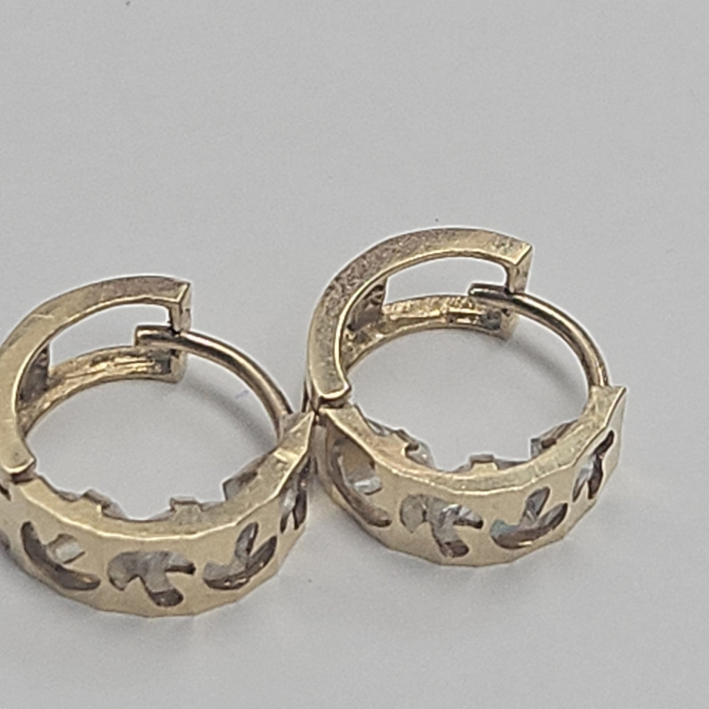ARRACADAS PAR ORO 14 K 2 GRMS (SEMINUEVO)