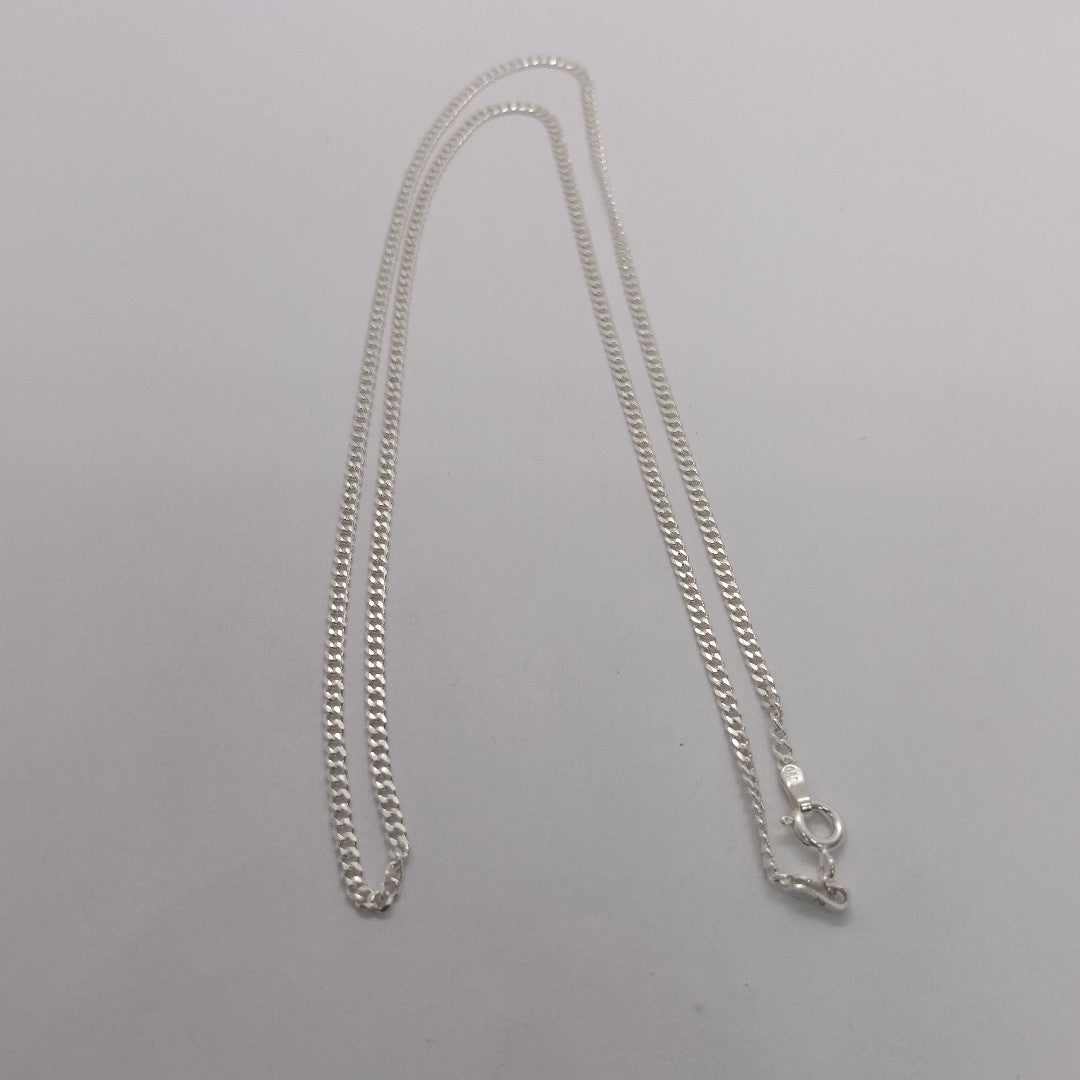 CADENA BARBADA PLATA .925 60 CM 6.53 GR (NUEVO)