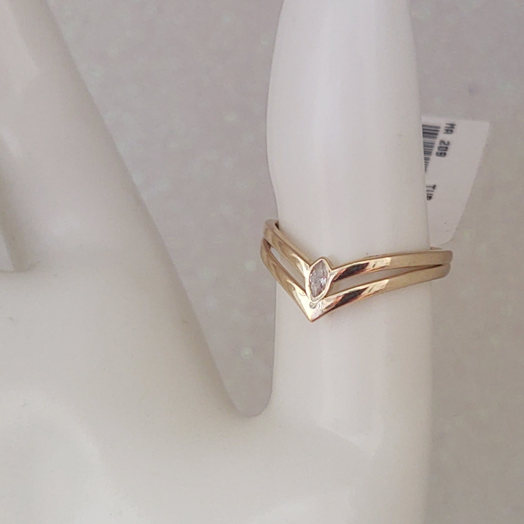 ANILLOS DAMA ORO 14K 1.5 (NUEVO)