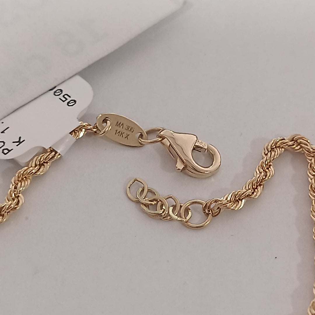 PULSERAS DAMA ORO 14K 1.6 (NUEVO)