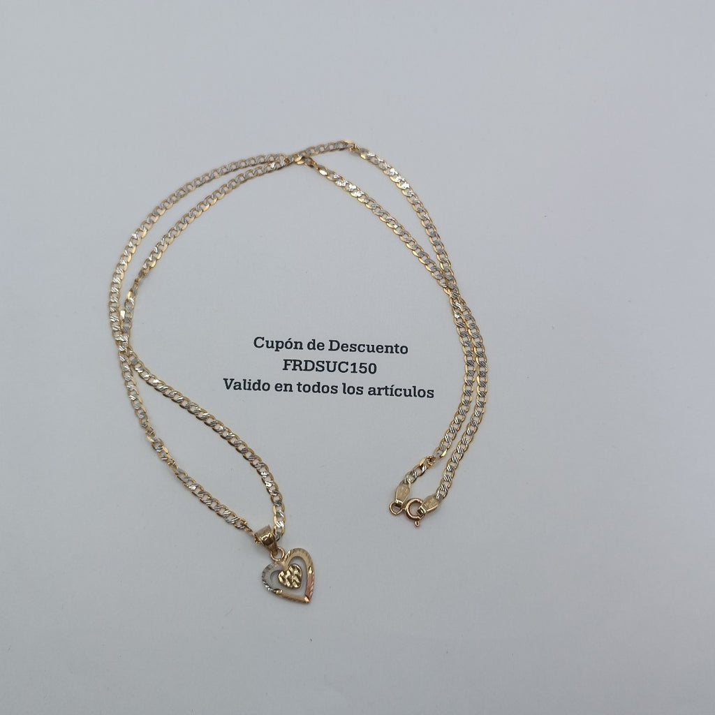 CADENA, DIJE ORO 10 K 4.6 GRMS (SEMINUEVO)