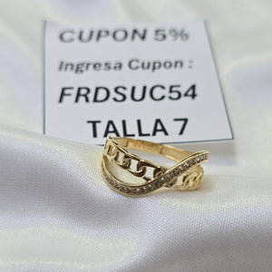 ANILLOS DAMA ORO 14K 2 (NUEVO)