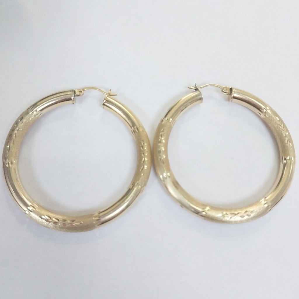 ARRACADAS PAR ORO 14 K 7.4 GRMS (SEMINUEVO)