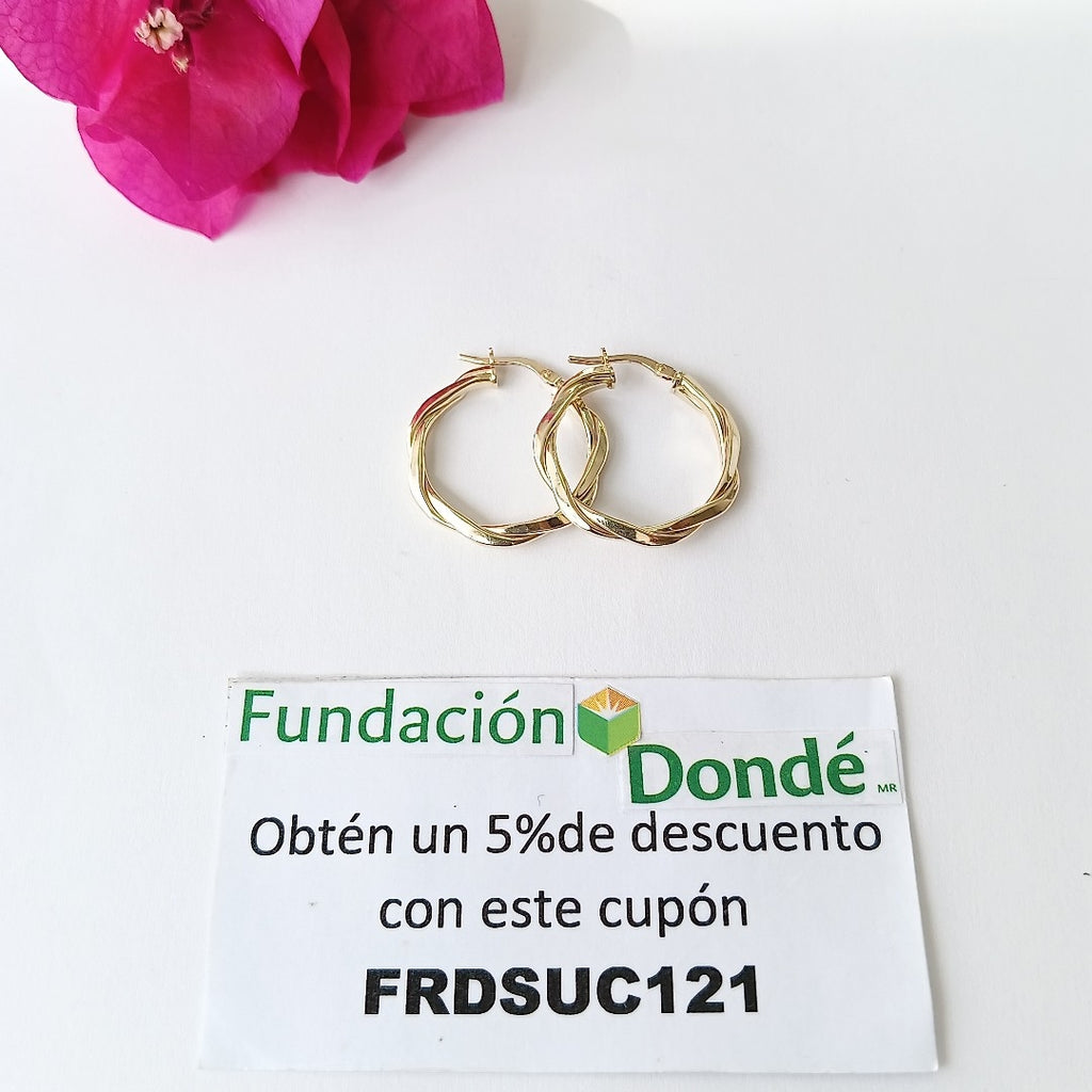 ARRACADAS ORO 10K 1.8 (NUEVO)