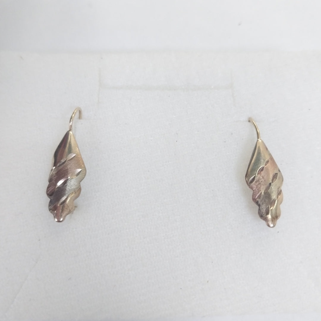 ARETES PAR ORO 10 K 1 GRMS (SEMINUEVO)