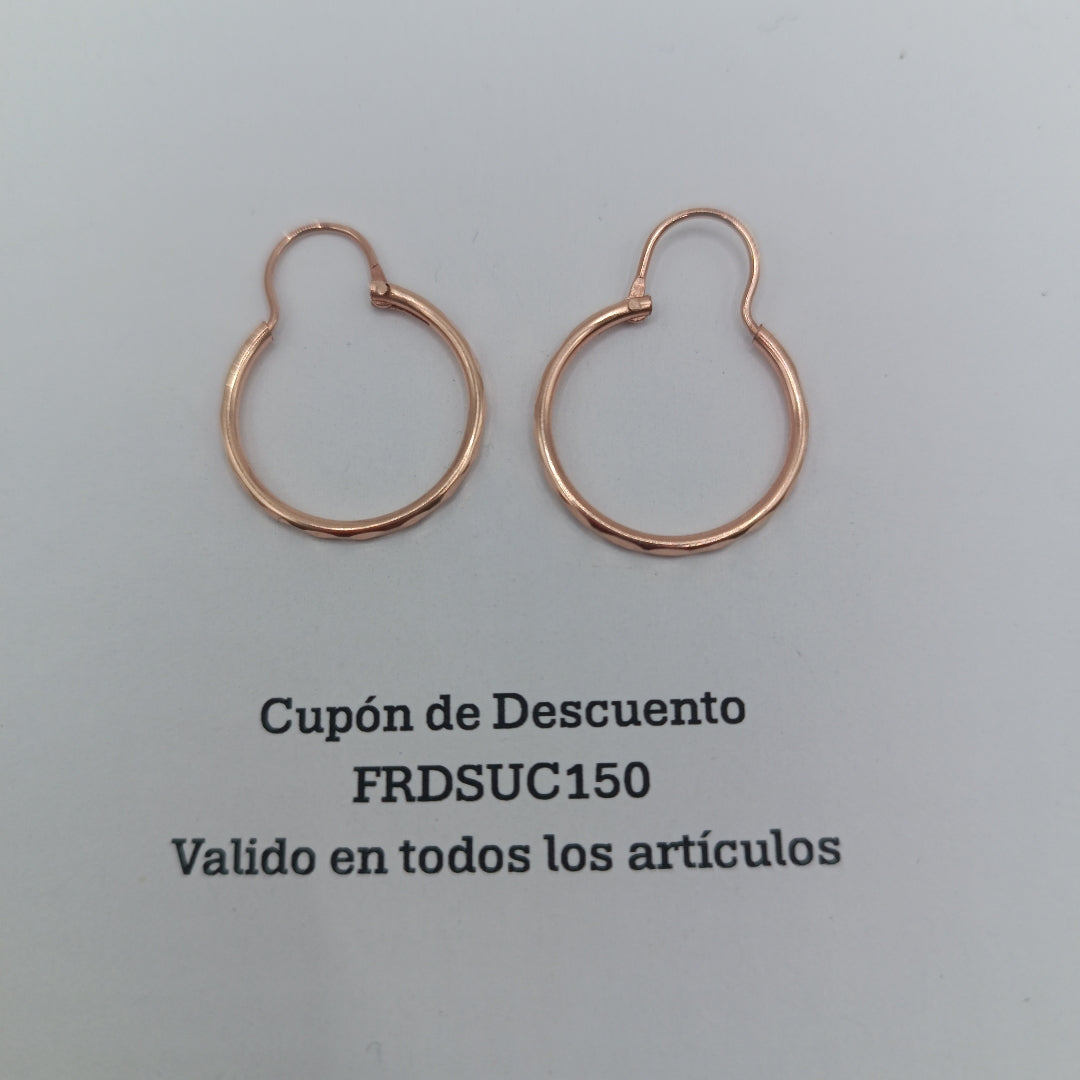 ARRACADAS PAR ORO 8 K 1.6 GRMS (SEMINUEVO)