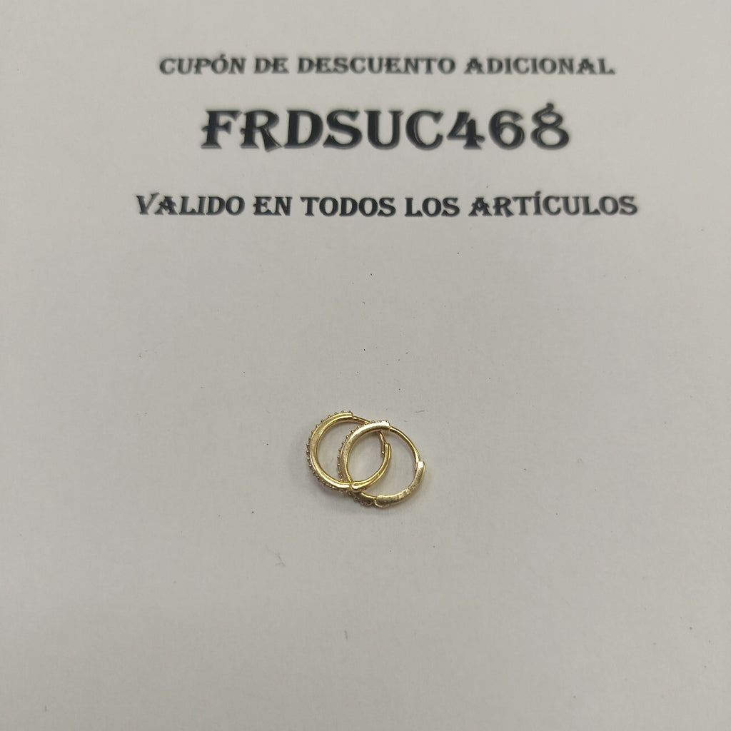 HUGGIES ORO 14K 1.3 (NUEVO)