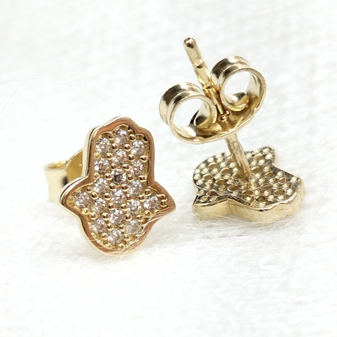 BROQUELES ORO 14K 1.2 (NUEVO)