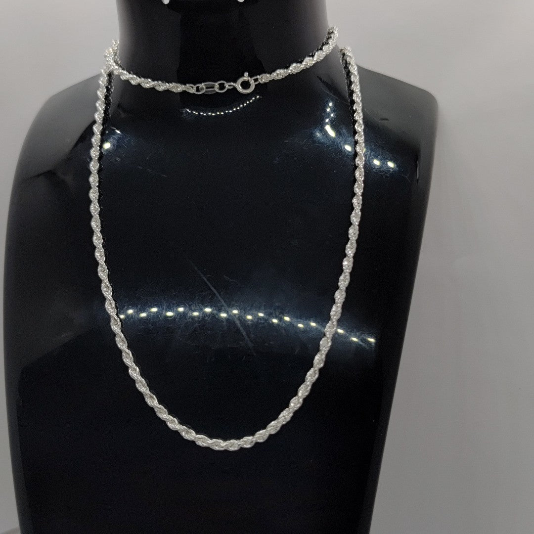 CADENA TORZAL PLATA .925 55 CM 9.72 GR (NUEVO)