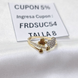 ANILLOS DAMA ORO 14K 1.7 (NUEVO)