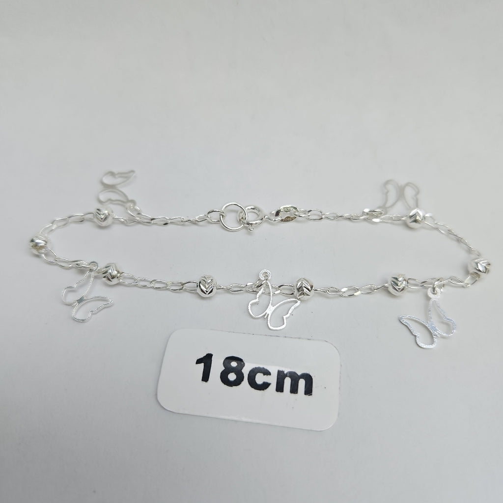 PULSERA TEJIDO ESPECIAL PLATA .925 18 CM 2.8 GR (NUEVO)