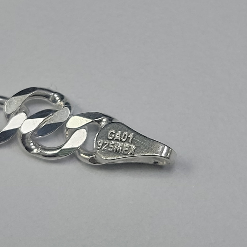 PULSERA BARBADA PLATA .925 21 CM 7.23 GR (NUEVO)