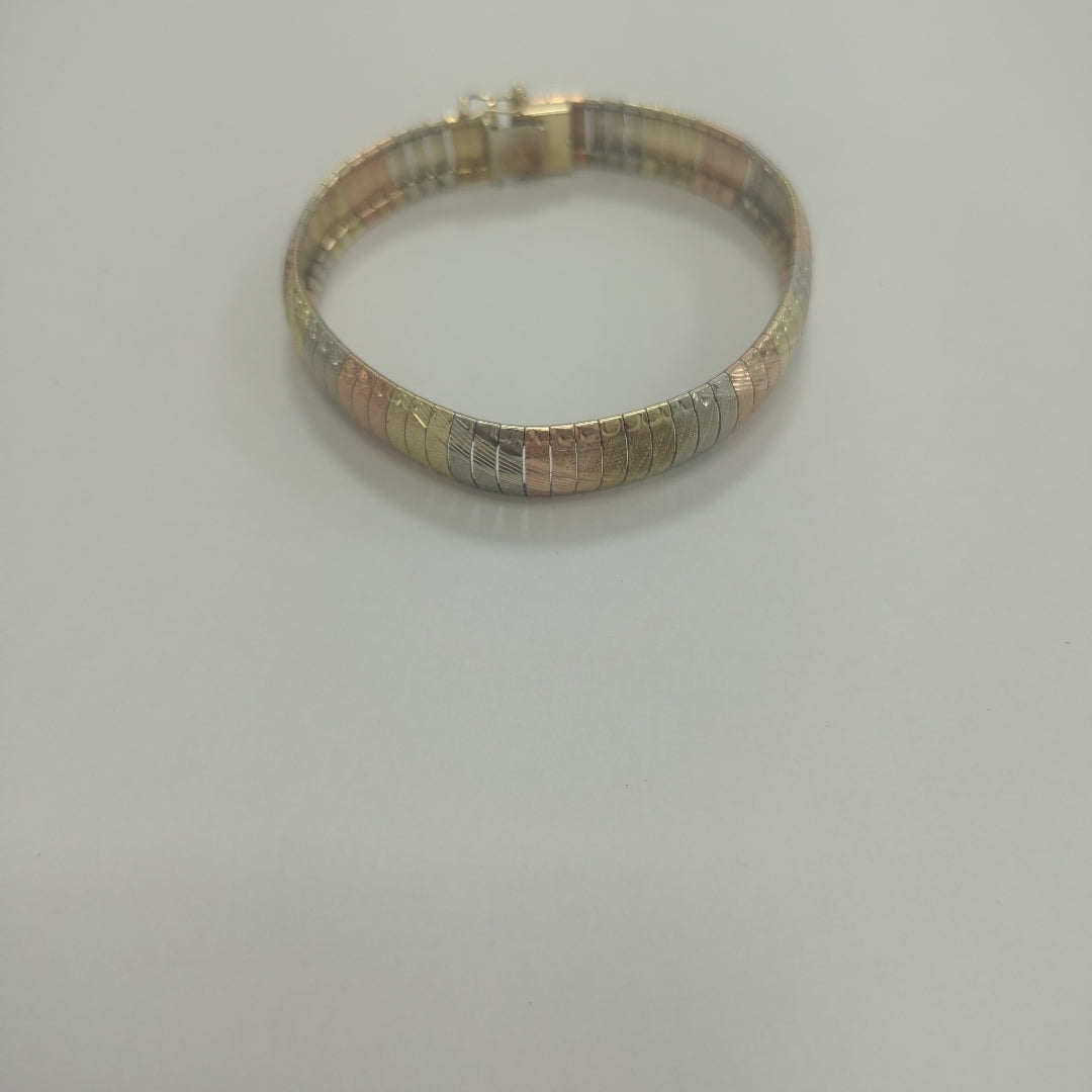PULSERA ORO,ORO COMBINADO 14 K 20,90 GRMS (SEMINUEVO)