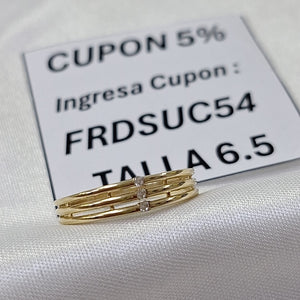 ANILLOS DAMA ORO 14K 1.8 (NUEVO)