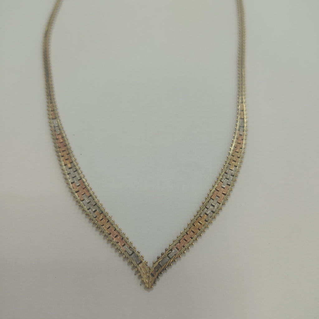 GARGANTILLA ORO,ORO COMBINADO 14 K 12,40 GRMS (SEMINUEVO)