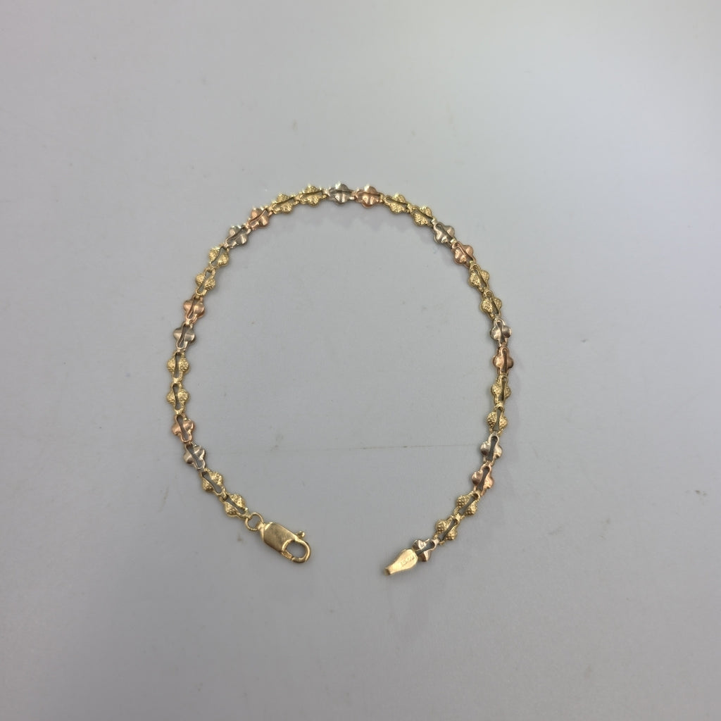PULSERA ORO, ORO COMBINADO 14 K 3 GRMS (SEMINUEVO)