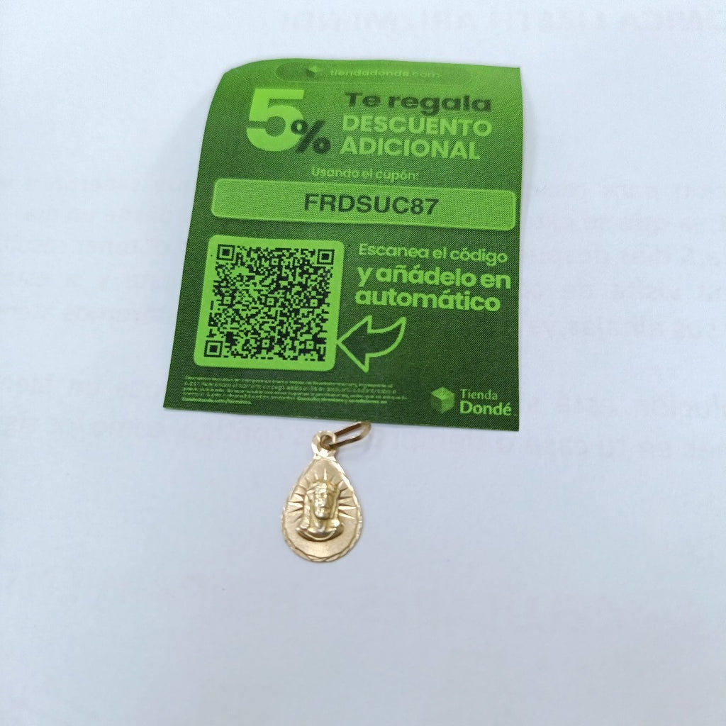 MEDALLA RELIGIOSA ORO 14 K 0.7 GRMS (SEMINUEVO)