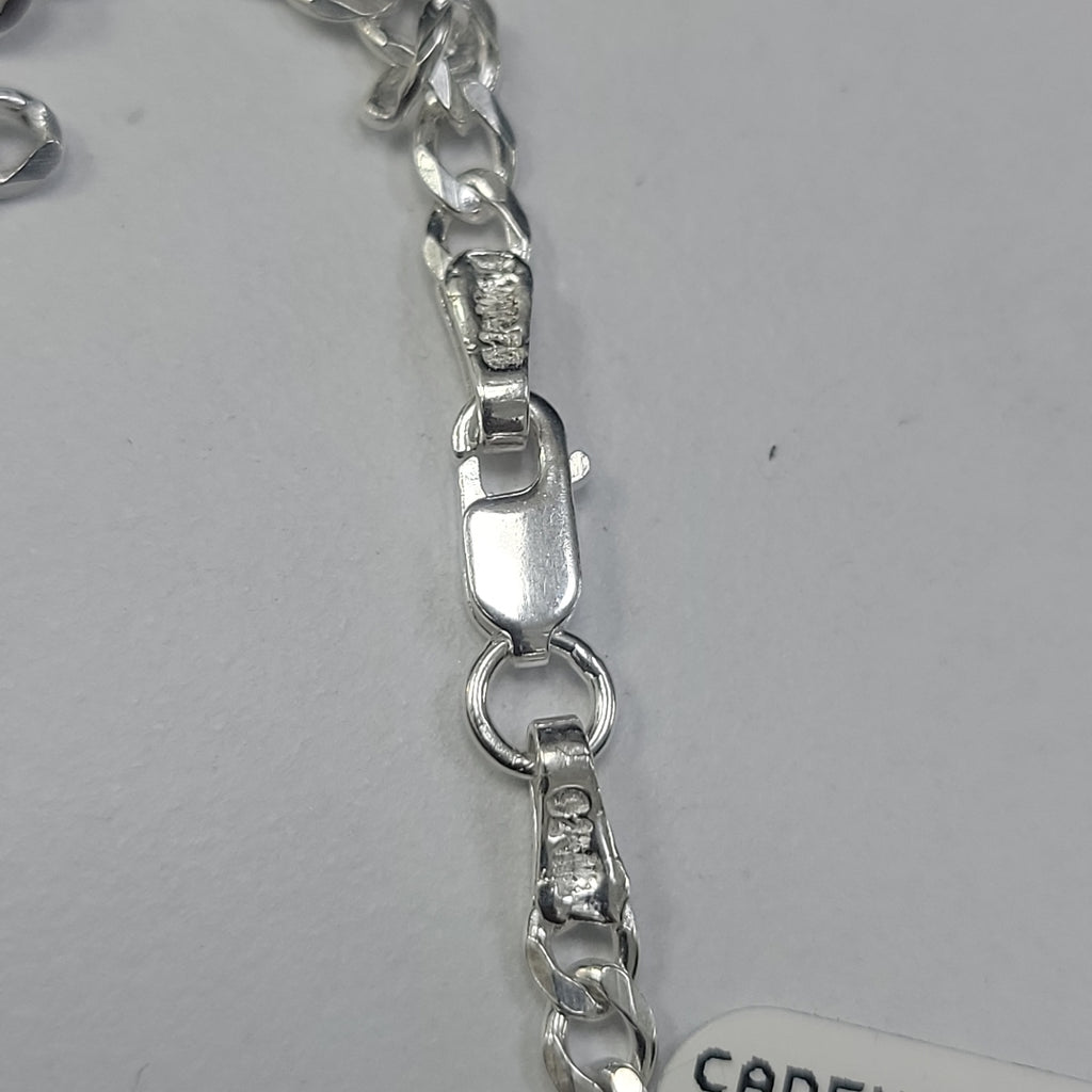 CADENA BARBADA PLATA .925 55 CM 8.52 GR (NUEVO)