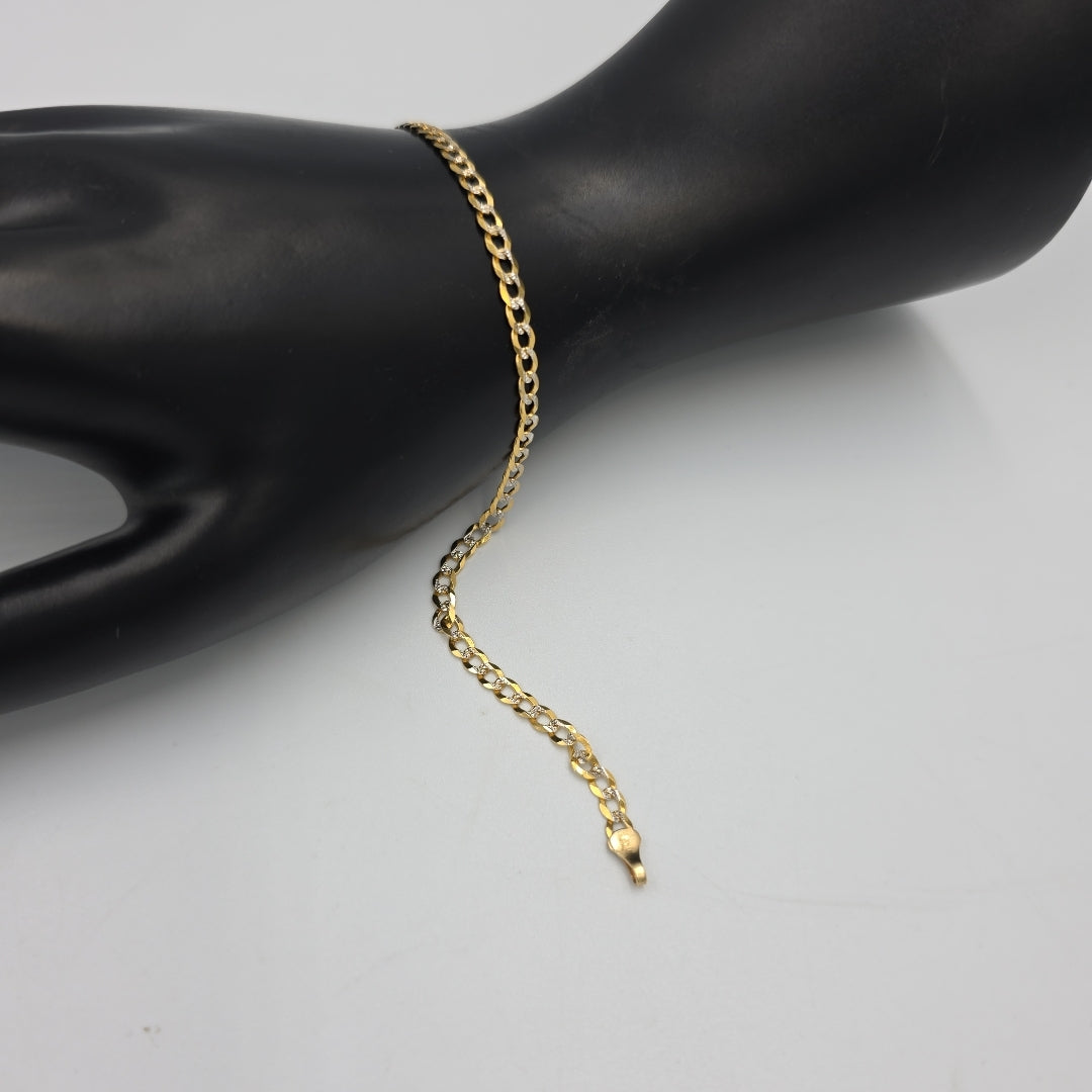 PULSERA ORO, RODIADO 14 K 3.5 GRMS (SEMINUEVO)