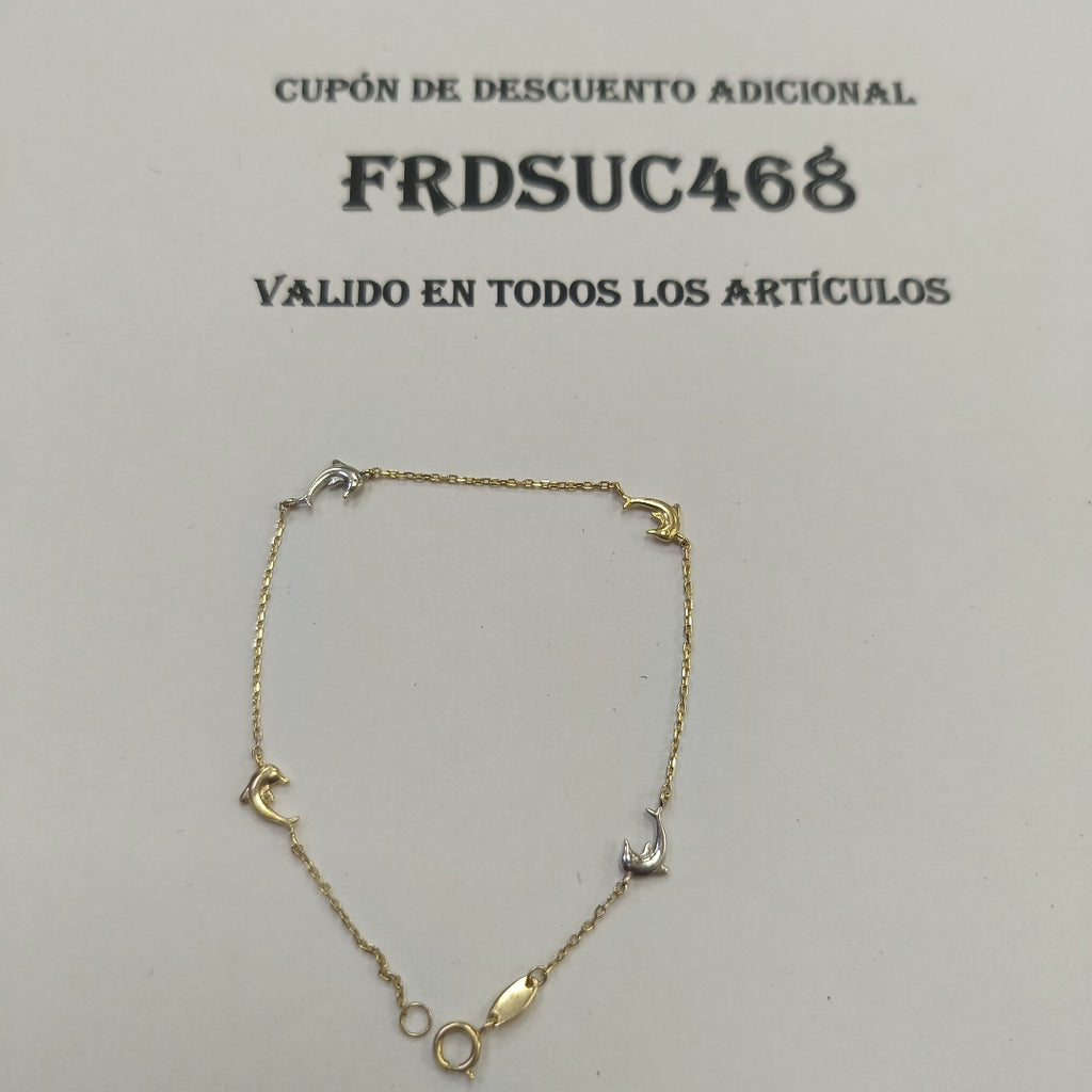 PULSERAS DAMA ORO 14K 1.5 (NUEVO)