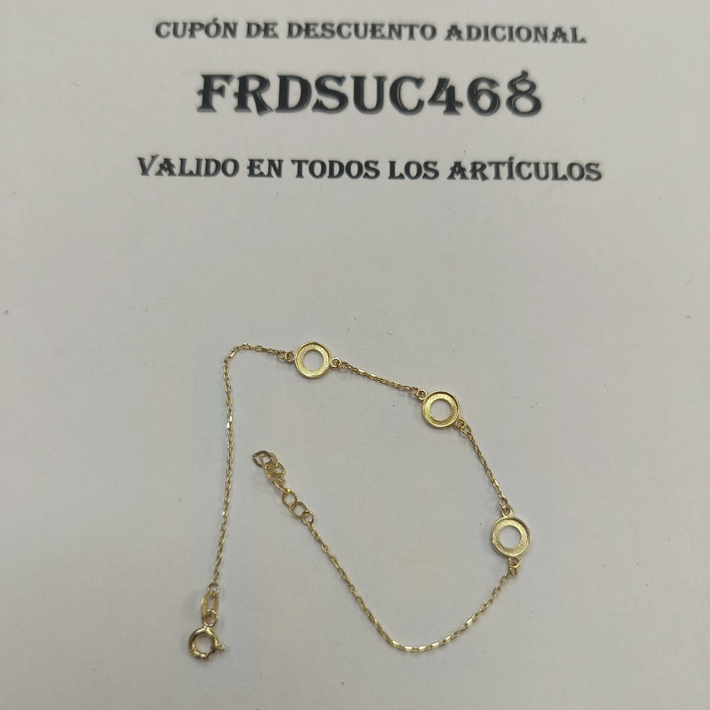 PULSERAS DAMA ORO 14K 1.2 (NUEVO)