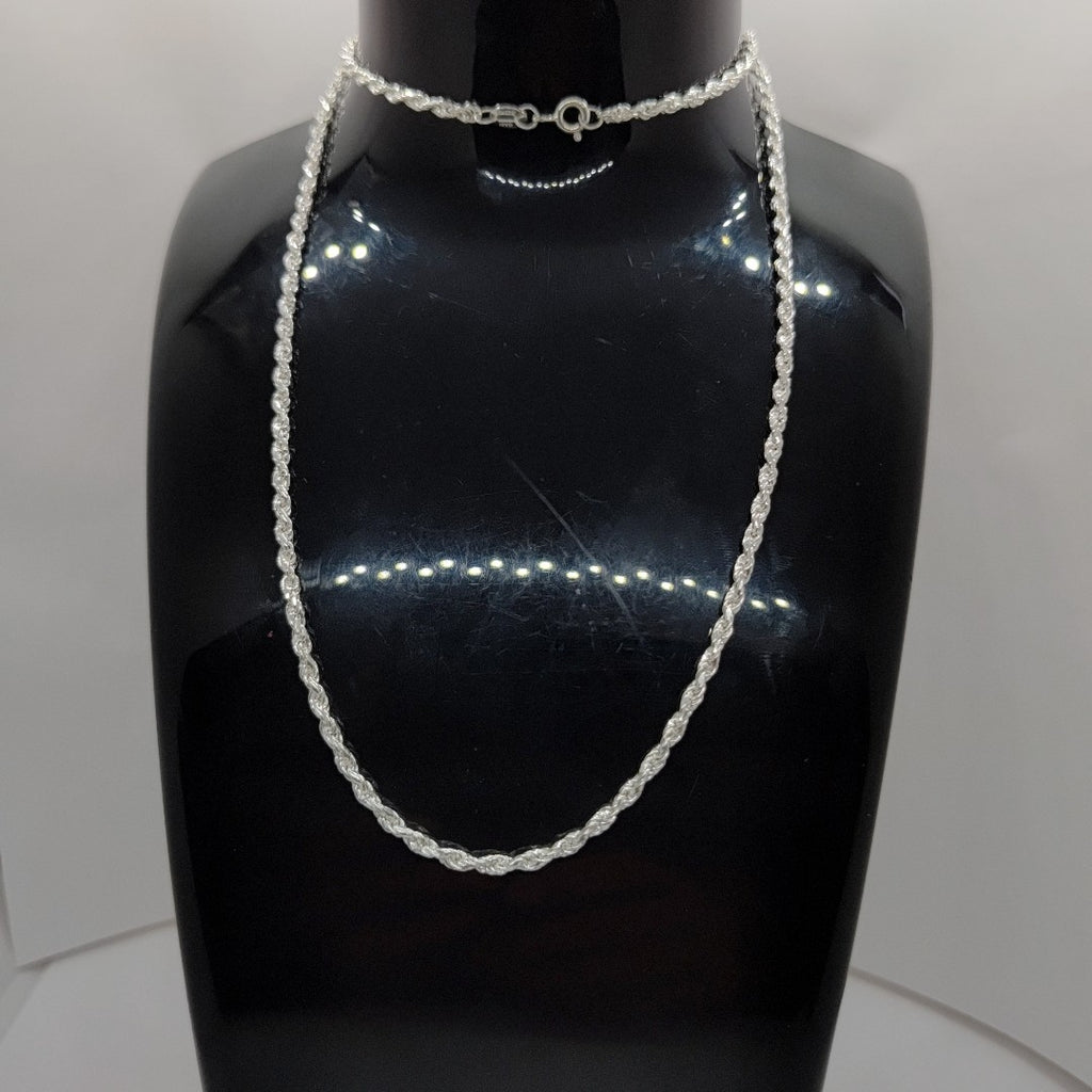 CADENA TORZAL PLATA .925 55 CM 9.52 GR (NUEVO)