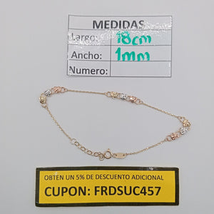 PULSERAS DAMA ORO 14K 1.7 (NUEVO)