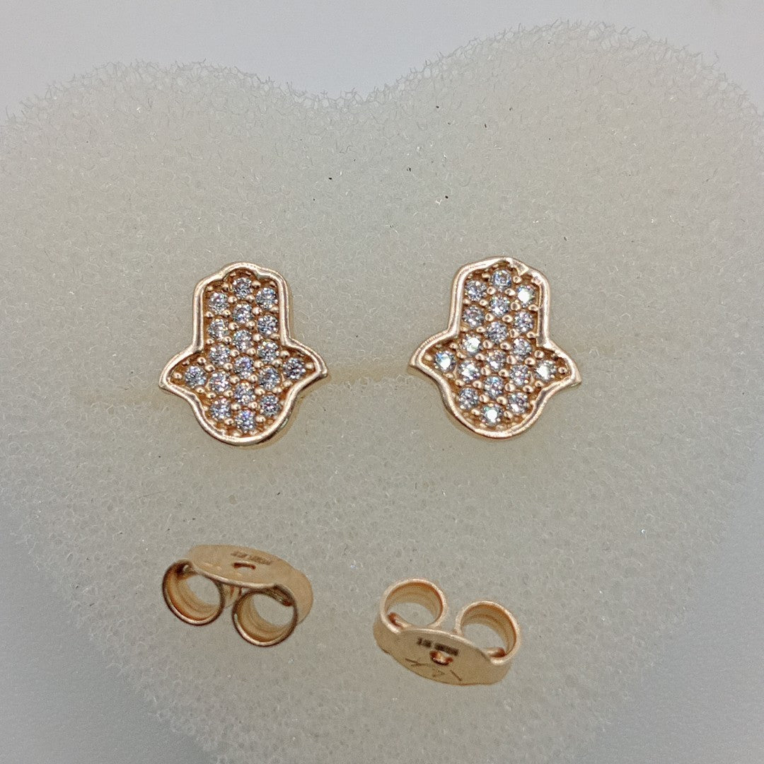 BROQUELES ORO 14K 1.3 (NUEVO)