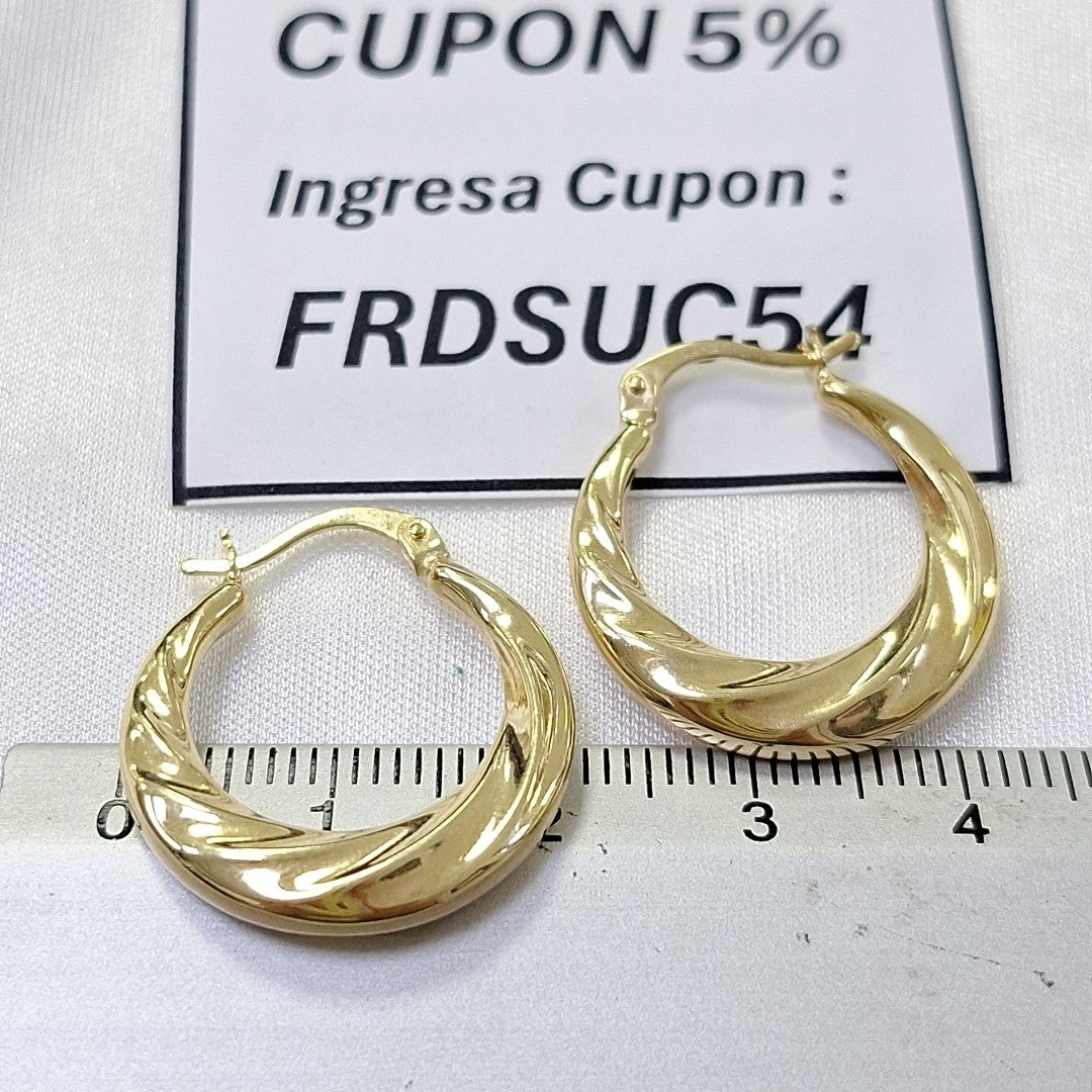 ARRACADAS ORO 14K 1.9 (NUEVO)