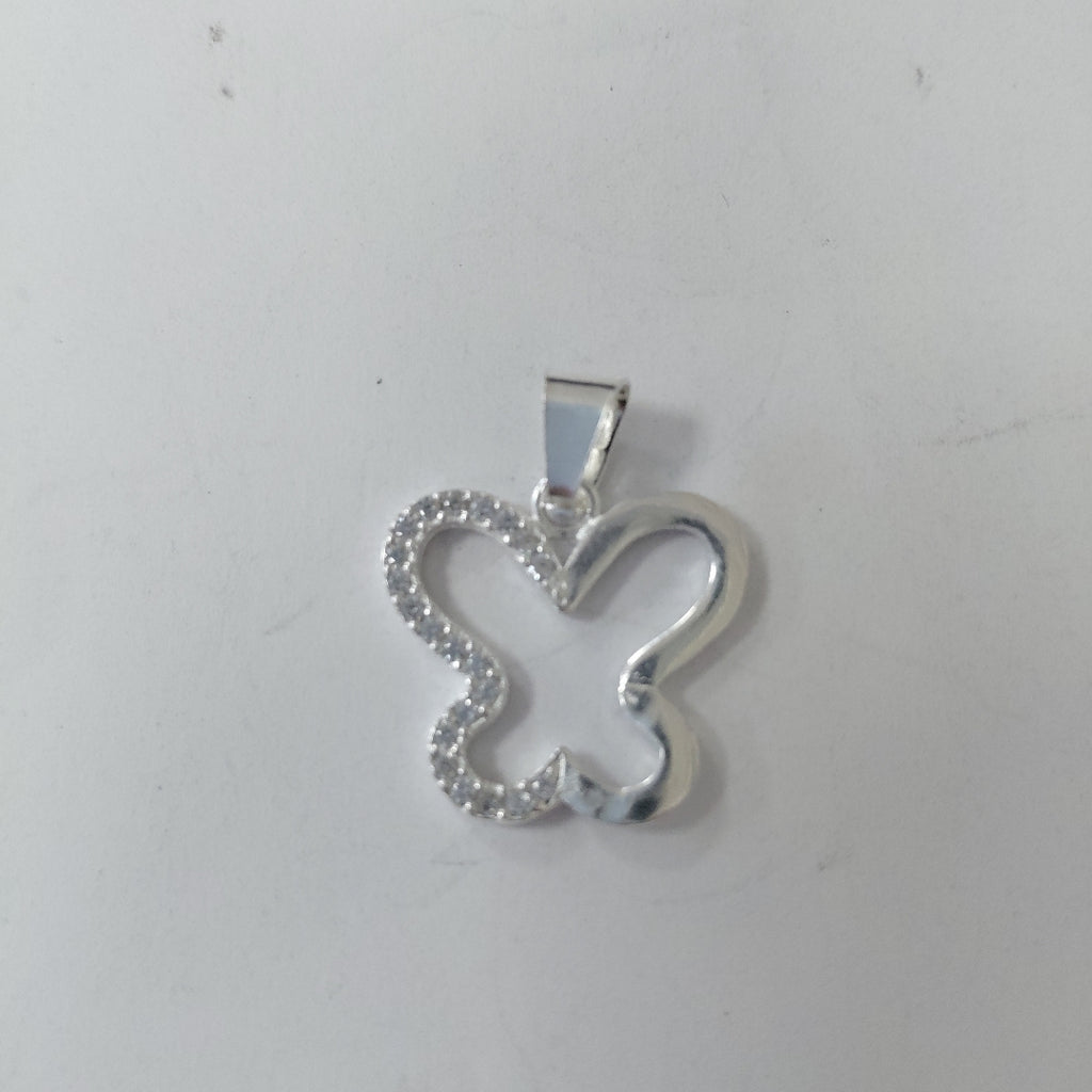 DIJE MARIPOSA C/CIRCONIAS PLATA .925 2.3 GR (NUEVO)