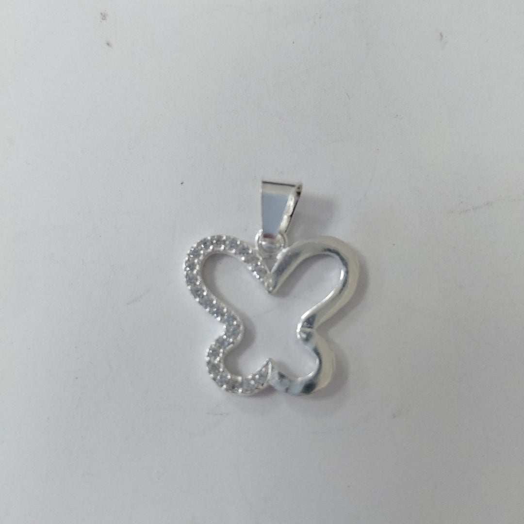 DIJE MARIPOSA C/CIRCONIAS PLATA .925 2.3 GR (NUEVO)