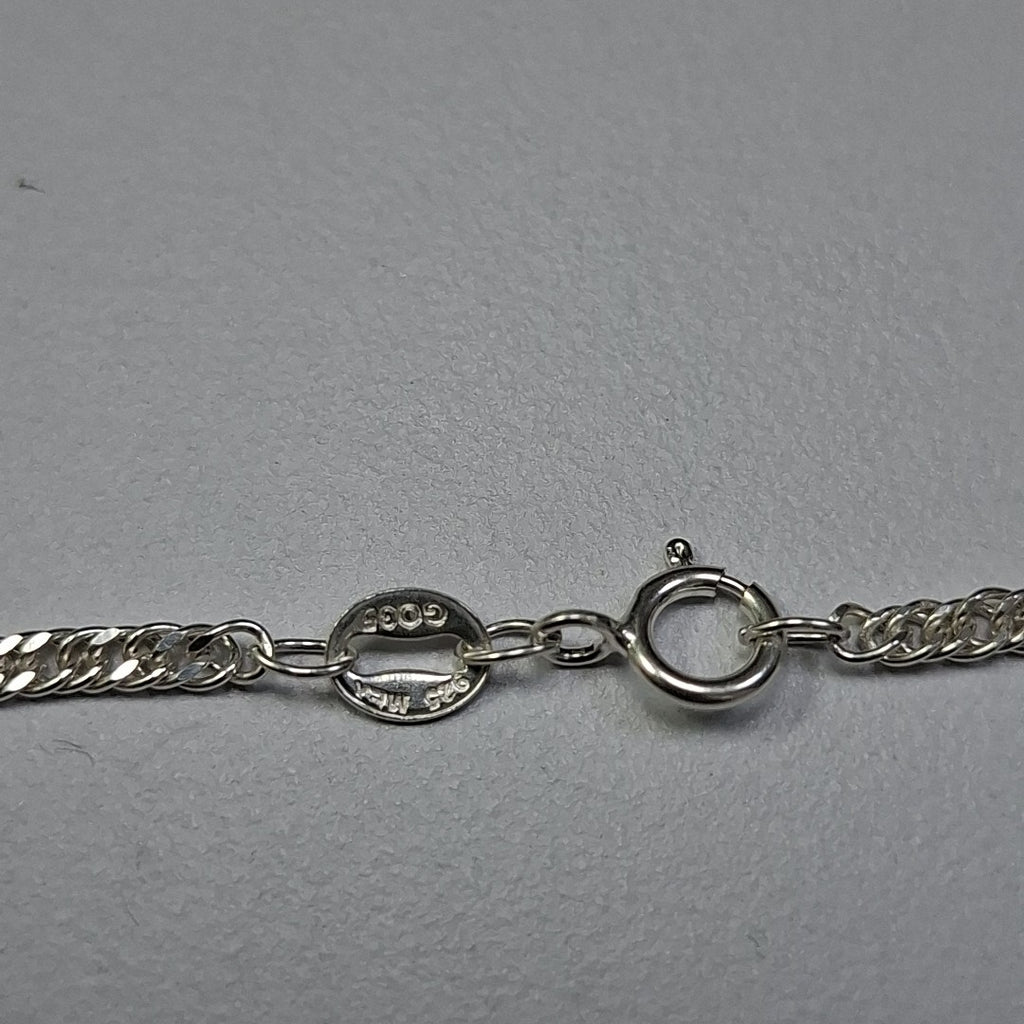 CADENA BARBADA PLATA .925 50 CM 4.32 GR (NUEVO)