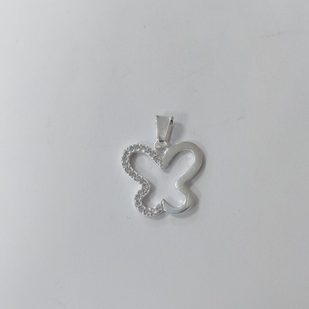 DIJE MARIPOSA C/CIRCONIAS PLATA .925 2.3 GR (NUEVO)