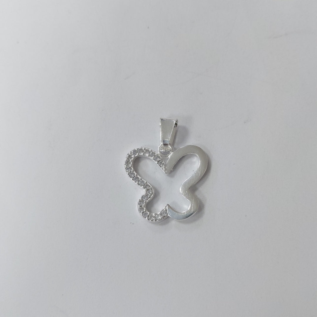 DIJE MARIPOSA C/CIRCONIAS PLATA .925 2.3 GR (NUEVO)
