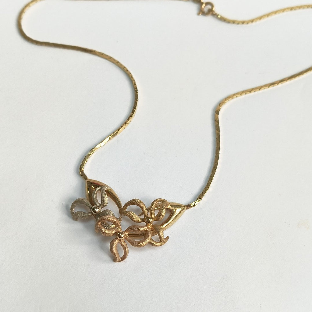 GARGANTILLA ORO, ORO COMBINADO 14 K 14.2 GRMS (SEMINUEVO)