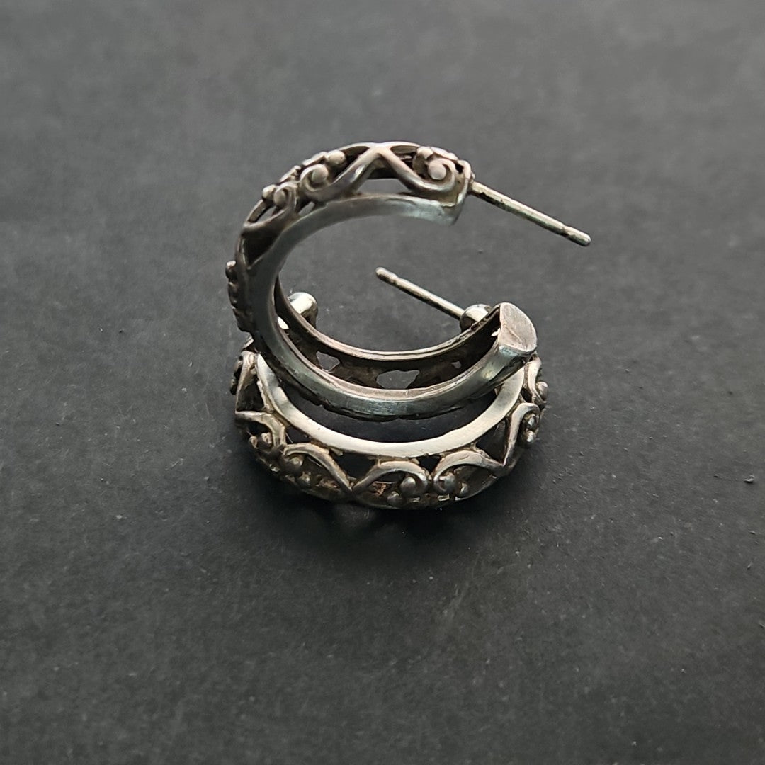 ARETES PAR PLATA 4,60 GRMS (SEMINUEVO)