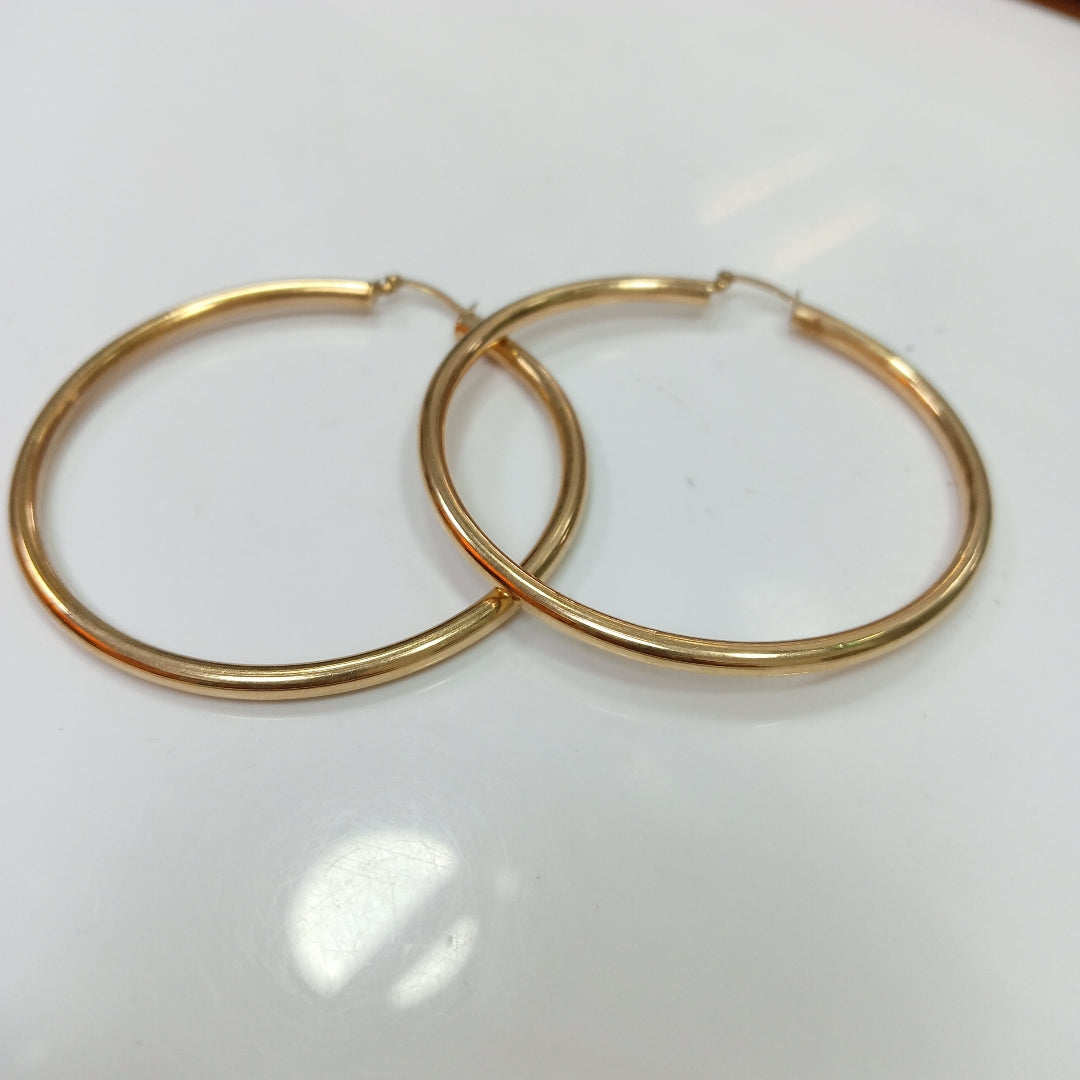 ARRACADAS PAR ORO 10 K 4.6 GRMS (SEMINUEVO)