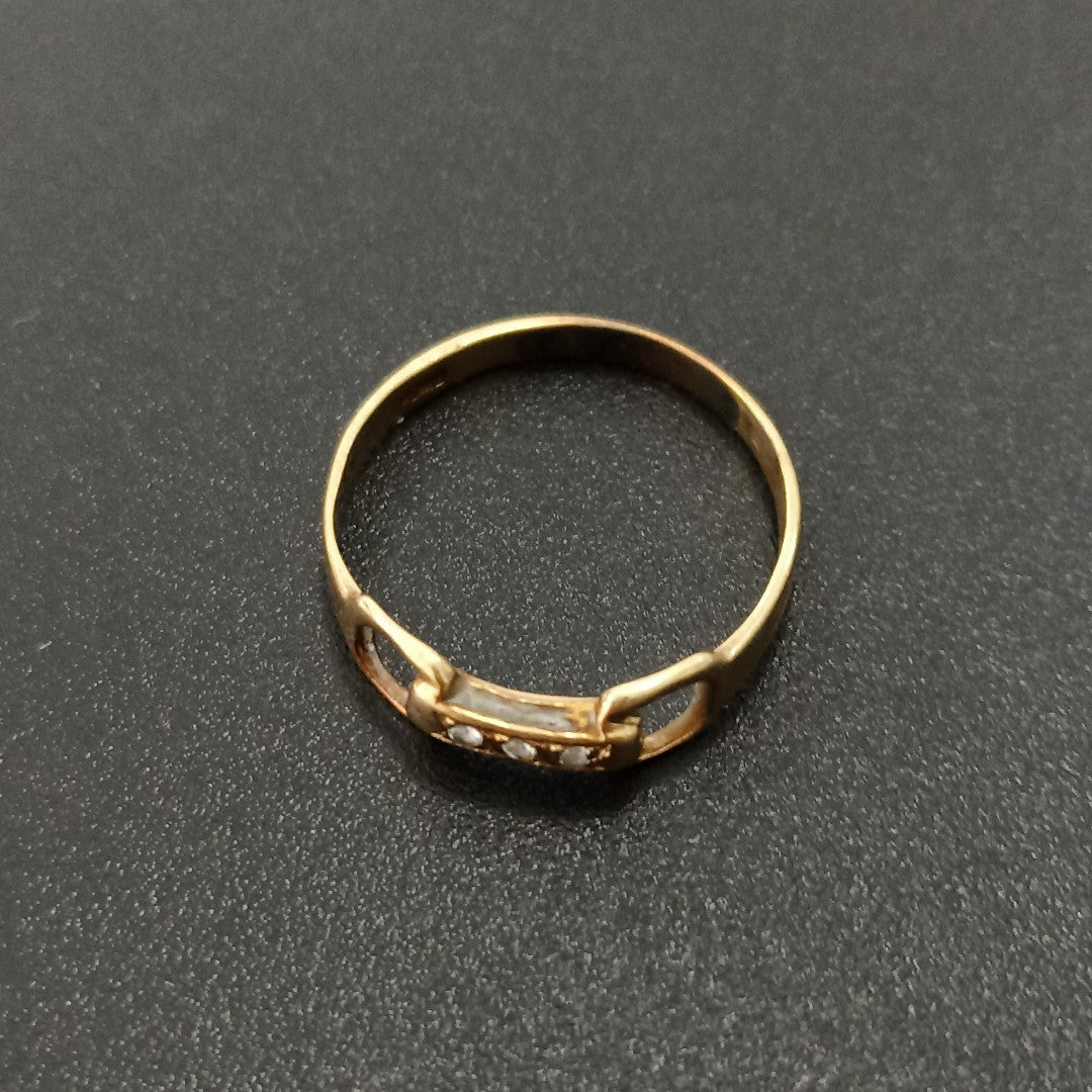ANILLO ORO 14 K 1,30 GRMS (SEMINUEVO)